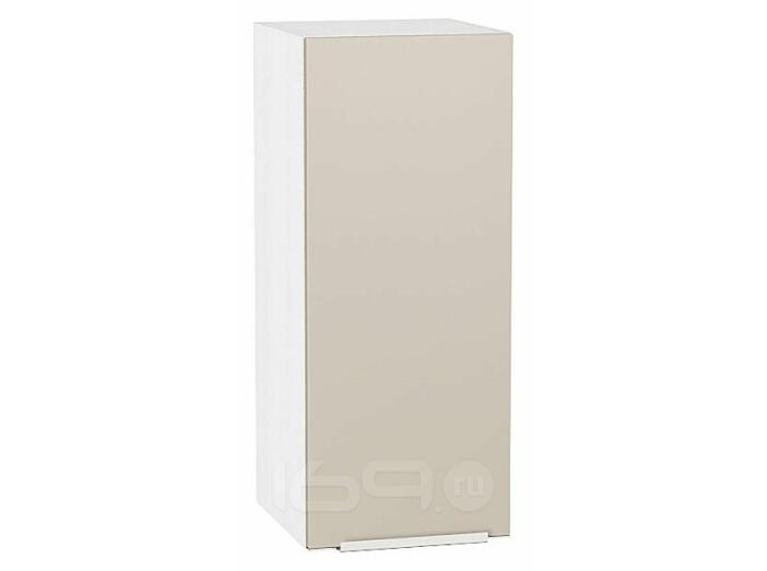 Шкаф верхний с 1-ой дверцей Фьюжн Cream Silk/Белый 716*300*320