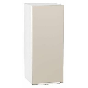 Шкаф верхний с 1-ой дверцей Фьюжн Cream Silk/Белый 716*300*320