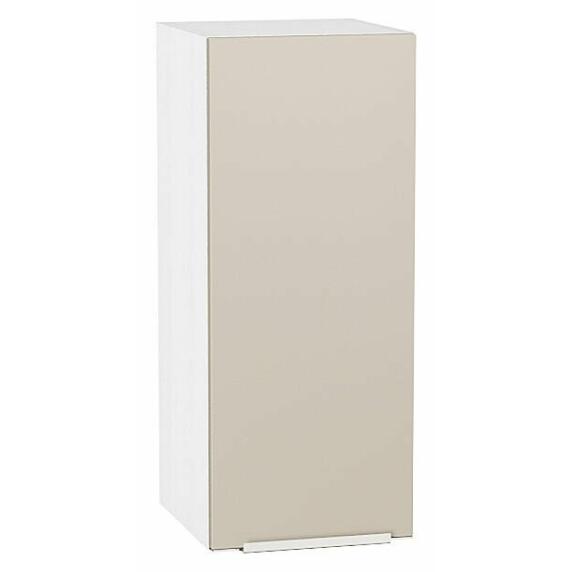 Шкаф верхний с 1-ой дверцей Фьюжн Cream Silk/Белый 716*300*320