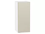 Шкаф верхний с 1-ой дверцей Фьюжн Cream Silk/Белый 716*300*320