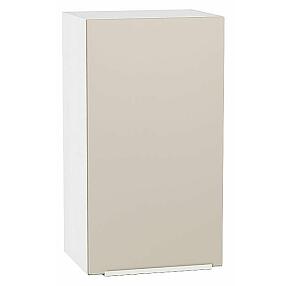 Шкаф верхний с 1-ой дверцей Фьюжн Cream Silk/Белый 716*400*320