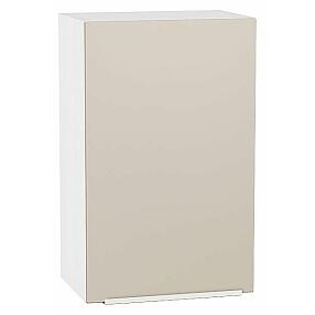 Шкаф верхний с 1-ой дверцей Фьюжн Cream Silk/Белый 716*450*320