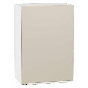 Шкаф верхний с 1-ой дверцей Фьюжн Cream Silk/Белый 716*500*320