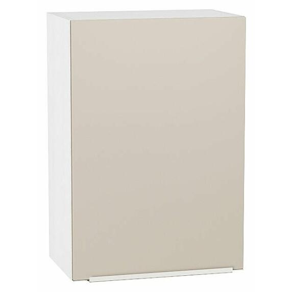 Шкаф верхний с 1-ой дверцей Фьюжн Cream Silk/Белый 716*500*320