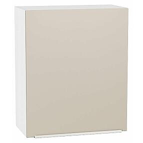 Шкаф верхний с 1-ой дверцей Фьюжн Cream Silk/Белый 716*600*320