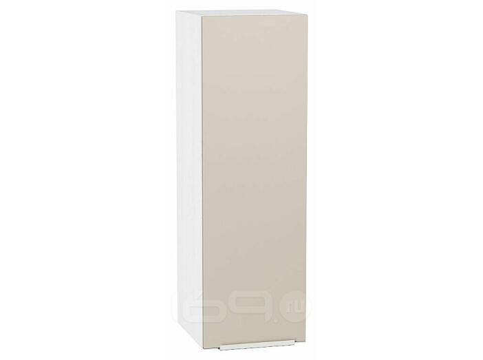Шкаф верхний с 1-ой дверцей Фьюжн Cream Silk/Белый 920*300*320