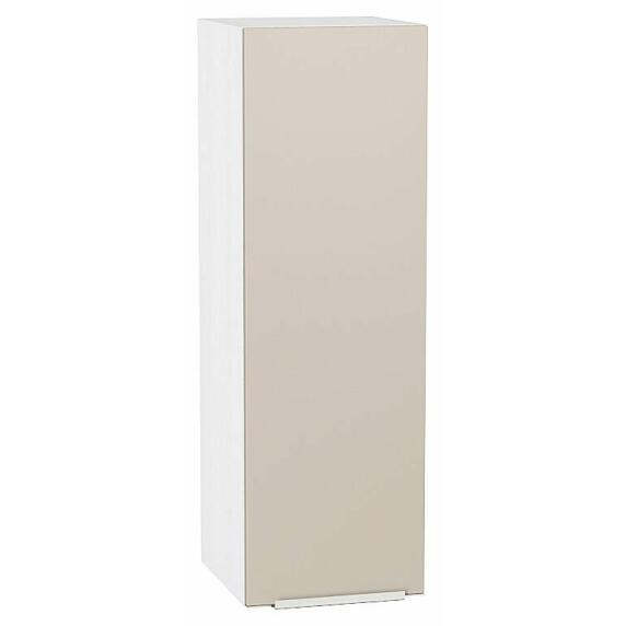 Шкаф верхний с 1-ой дверцей Фьюжн Cream Silk/Белый 920*300*320