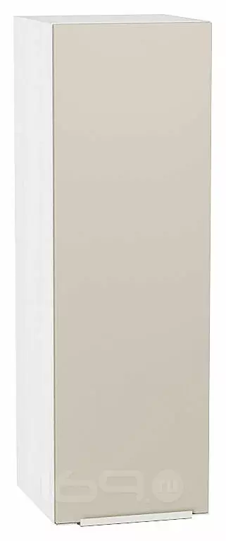 Шкаф верхний с 1-ой дверцей Фьюжн Cream Silk/Белый 920*300*320