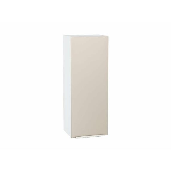 Шкаф верхний с 1-ой дверцей Фьюжн Cream Silk/Белый 920*350*320