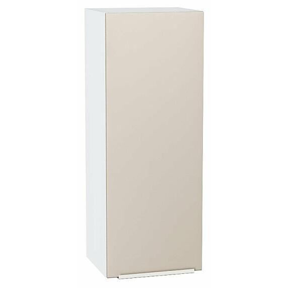 Шкаф верхний с 1-ой дверцей Фьюжн Cream Silk/Белый 920*350*320