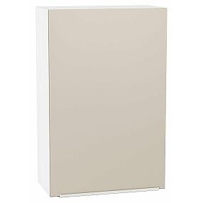 Шкаф верхний с 1-ой дверцей Фьюжн Cream Silk/Белый 920*600*320