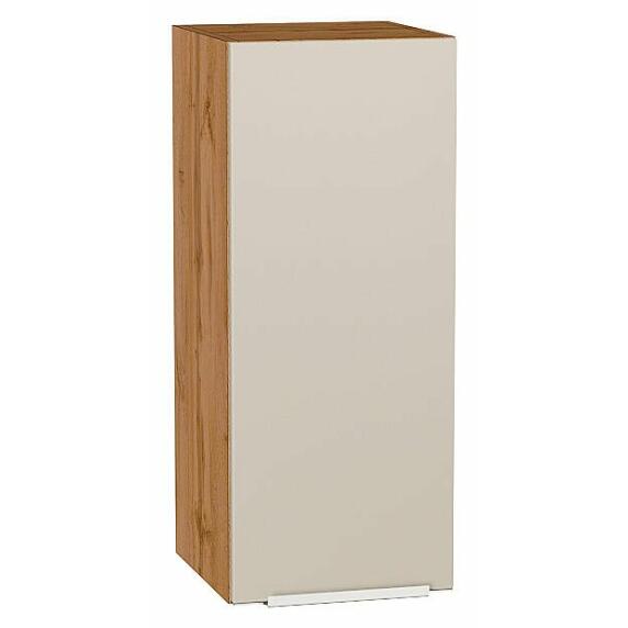 Шкаф верхний с 1-ой дверцей Фьюжн Cream Silk/Дуб Вотан 716*300*320