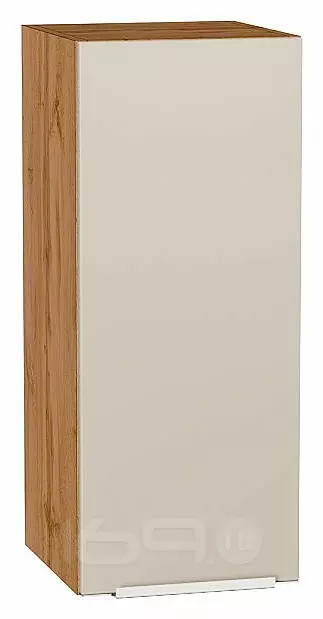 Шкаф верхний с 1-ой дверцей Фьюжн Cream Silk/Дуб Вотан 716*300*320