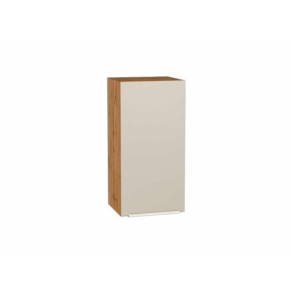 Шкаф верхний с 1-ой дверцей Фьюжн Cream Silk/Дуб Вотан 716*350*320