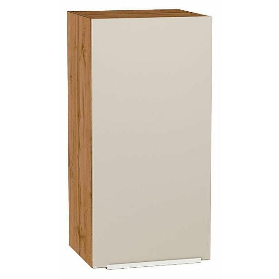 Шкаф верхний с 1-ой дверцей Фьюжн Cream Silk/Дуб Вотан 716*350*320