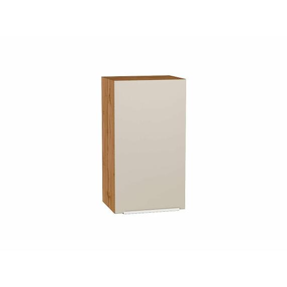 Шкаф верхний с 1-ой дверцей Фьюжн Cream Silk/Дуб Вотан 716*400*320