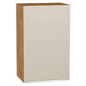 Шкаф верхний с 1-ой дверцей Фьюжн Cream Silk/Дуб Вотан 716*450*320