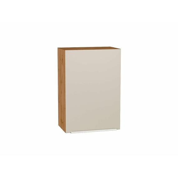 Шкаф верхний с 1-ой дверцей Фьюжн Cream Silk/Дуб Вотан 716*500*320
