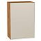 Шкаф верхний с 1-ой дверцей Фьюжн Cream Silk/Дуб Вотан 716*500*320 Шкаф верхний с 1-ой дверцей Фьюжн Cream Silk/Дуб Вотан 716*500*320