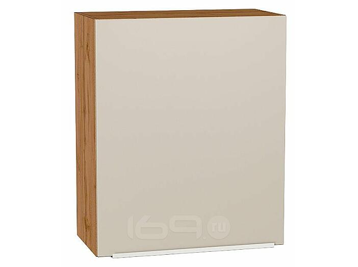 Шкаф верхний с 1-ой дверцей Фьюжн Cream Silk/Дуб Вотан 716*600*320