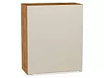 Шкаф верхний с 1-ой дверцей Фьюжн Cream Silk/Дуб Вотан 716*600*320