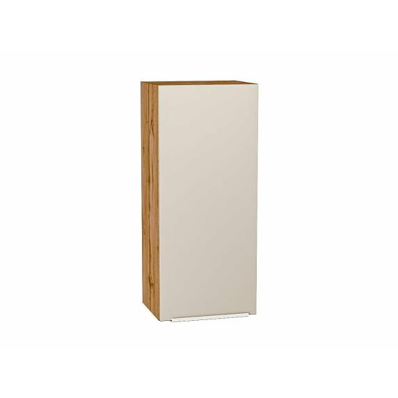 Шкаф верхний с 1-ой дверцей Фьюжн Cream Silk/Дуб Вотан 920*400*320