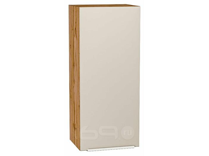 Шкаф верхний с 1-ой дверцей Фьюжн Cream Silk/Дуб Вотан 920*400*320