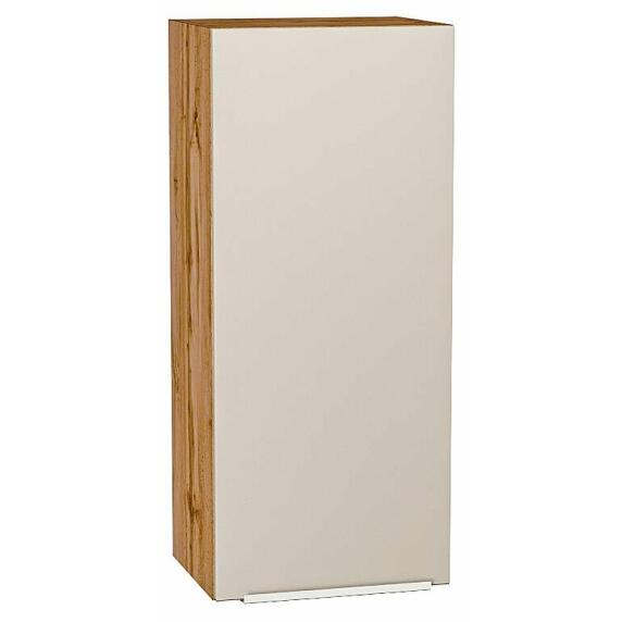 Шкаф верхний с 1-ой дверцей Фьюжн Cream Silk/Дуб Вотан 920*400*320