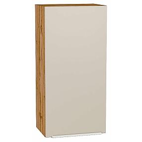 Шкаф верхний с 1-ой дверцей Фьюжн Cream Silk/Дуб Вотан 920*450*320
