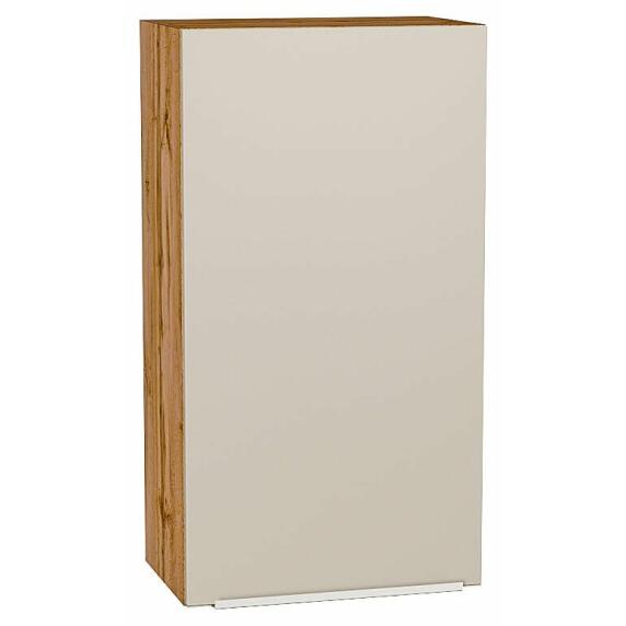 Шкаф верхний с 1-ой дверцей Фьюжн Cream Silk/Дуб Вотан 920*500*320