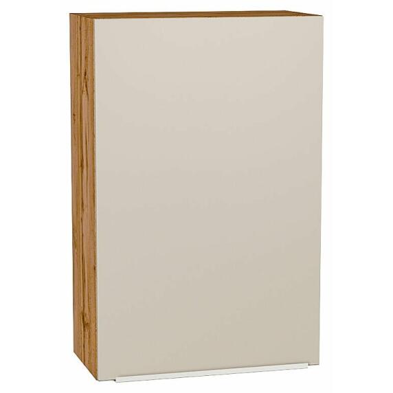 Шкаф верхний с 1-ой дверцей Фьюжн Cream Silk/Дуб Вотан 920*600*320