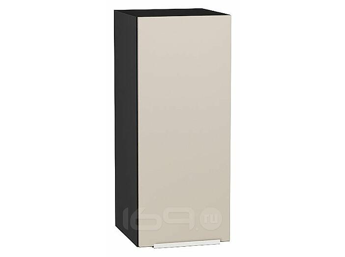 Шкаф верхний с 1-ой дверцей Фьюжн Cream Silk/Graphite 716*300*320
