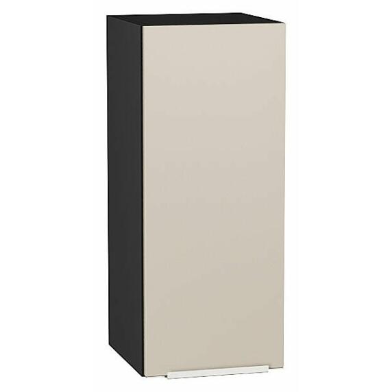 Шкаф верхний с 1-ой дверцей Фьюжн Cream Silk/Graphite 716*300*320