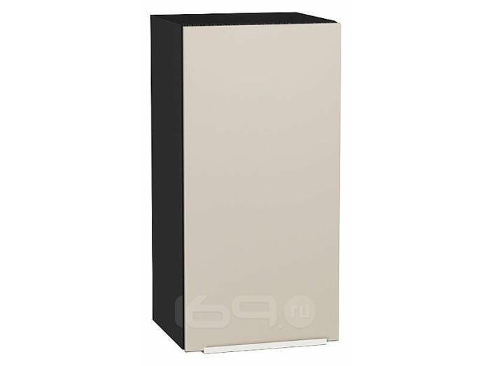 Шкаф верхний с 1-ой дверцей Фьюжн Cream Silk/Graphite 716*350*320