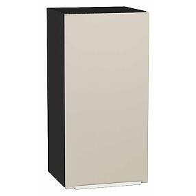 Шкаф верхний с 1-ой дверцей Фьюжн Cream Silk/Graphite 716*350*320