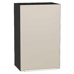 Шкаф верхний с 1-ой дверцей Фьюжн Cream Silk/Graphite 716*450*320