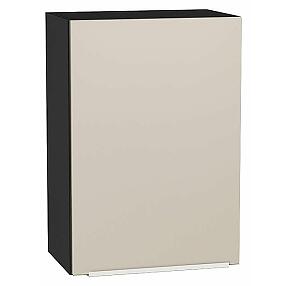 Шкаф верхний с 1-ой дверцей Фьюжн Cream Silk/Graphite 716*500*320