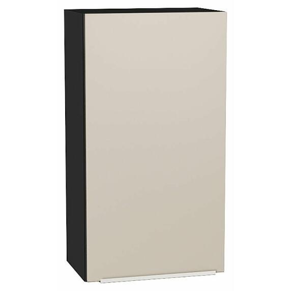 Шкаф верхний с 1-ой дверцей Фьюжн Cream Silk/Graphite 920*500*320