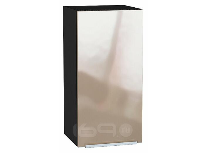 Шкаф верхний с 1-ой дверцей Фьюжн Gallant Graphite 716*350*320