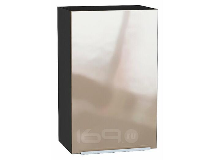 Шкаф верхний с 1-ой дверцей Фьюжн Gallant Graphite 716*450*320