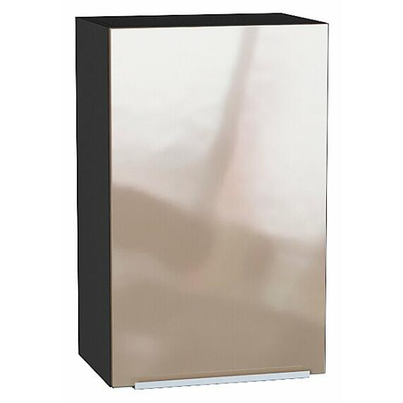 Шкаф верхний с 1-ой дверцей Фьюжн Gallant Graphite 716*450*320
