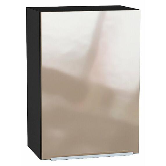 Шкаф верхний с 1-ой дверцей Фьюжн Gallant Graphite 716*500*320