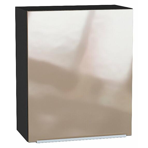 Шкаф верхний с 1-ой дверцей Фьюжн Gallant Graphite 716*600*320