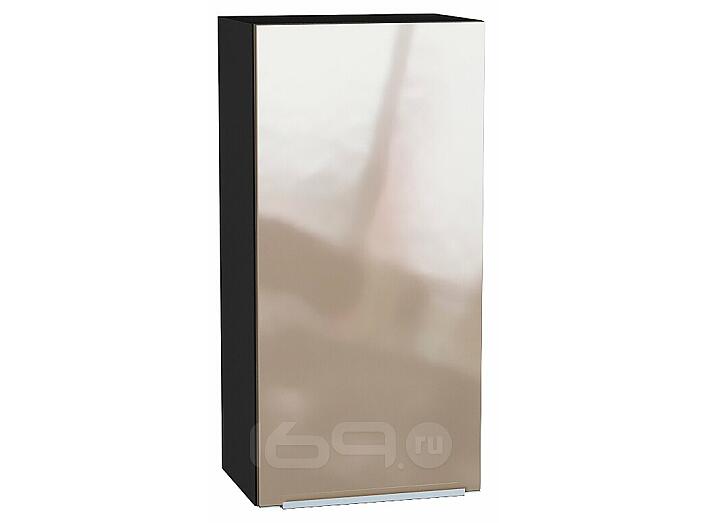 Шкаф верхний с 1-ой дверцей Фьюжн Gallant Graphite 920*450*320