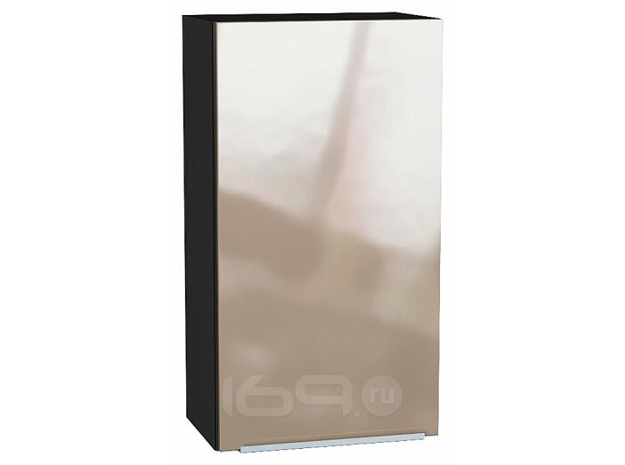 Шкаф верхний с 1-ой дверцей Фьюжн Gallant Graphite 920*500*320