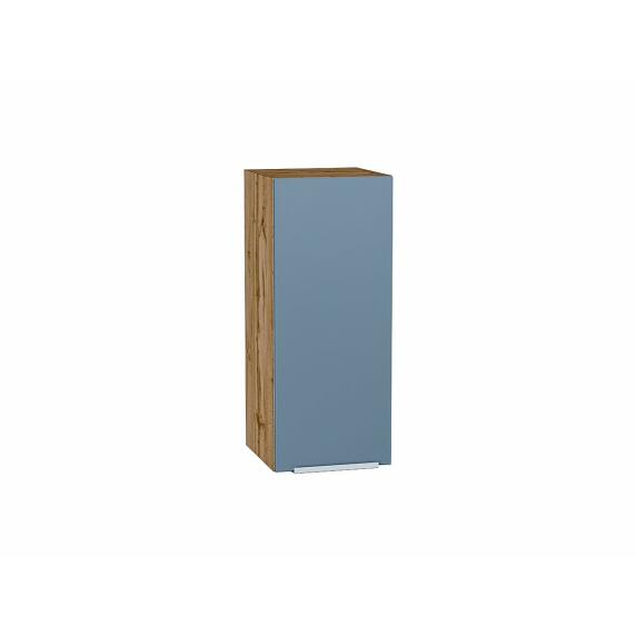 Шкаф верхний с 1-ой дверцей Фьюжн Silky Blue Дуб Вотан 716*300*320
