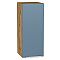 Шкаф верхний с 1-ой дверцей Фьюжн Silky Blue Дуб Вотан 716*300*320
