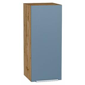 Шкаф верхний с 1-ой дверцей Фьюжн Silky Blue Дуб Вотан 716*300*320