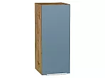Шкаф верхний с 1-ой дверцей Фьюжн Silky Blue Дуб Вотан 716*300*320