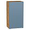 Шкаф верхний с 1-ой дверцей Фьюжн Silky Blue Дуб Вотан 716*400*320